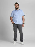 Jack & Jones JJEPAULOS Plus Size Polo -COBALT - Borderland Muff
