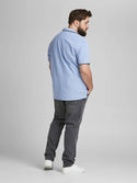 Jack & Jones JJEPAULOS Plus Size Polo -COBALT - Borderland Muff