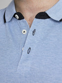 Jack & Jones JJEPAULOS Plus Size Polo -COBALT - Borderland Muff