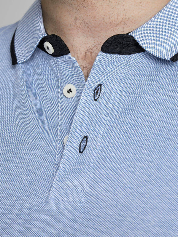 Jack & Jones JJEPAULOS Plus Size Polo -COBALT - Borderland Muff