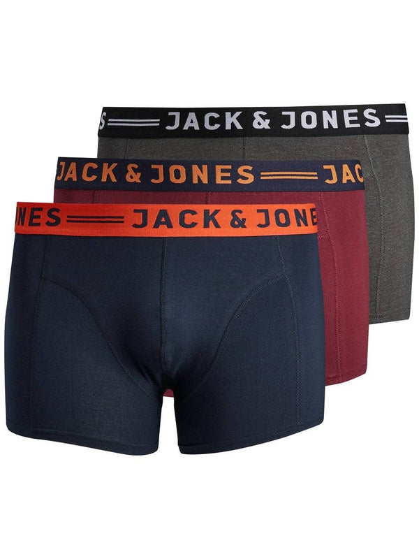 Jack & Jones JACLICHFIELD Plus Size Trunks -BURGUNDY - Borderland Muff