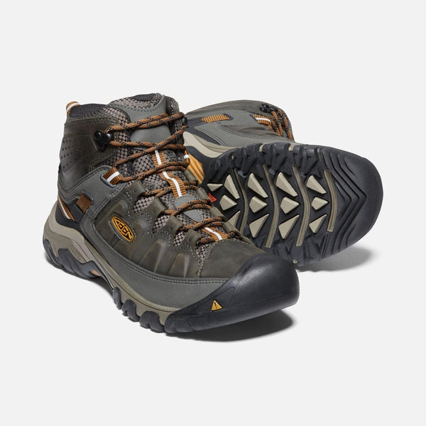KEEN Mens Targhee III Boot -BLACK OLIVE - Borderland Muff