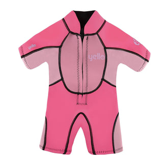 Yello Kids Sandbar Shortie Wetsuit (Ages 1-4) -PINK (Age 4 only) - Borderland Muff