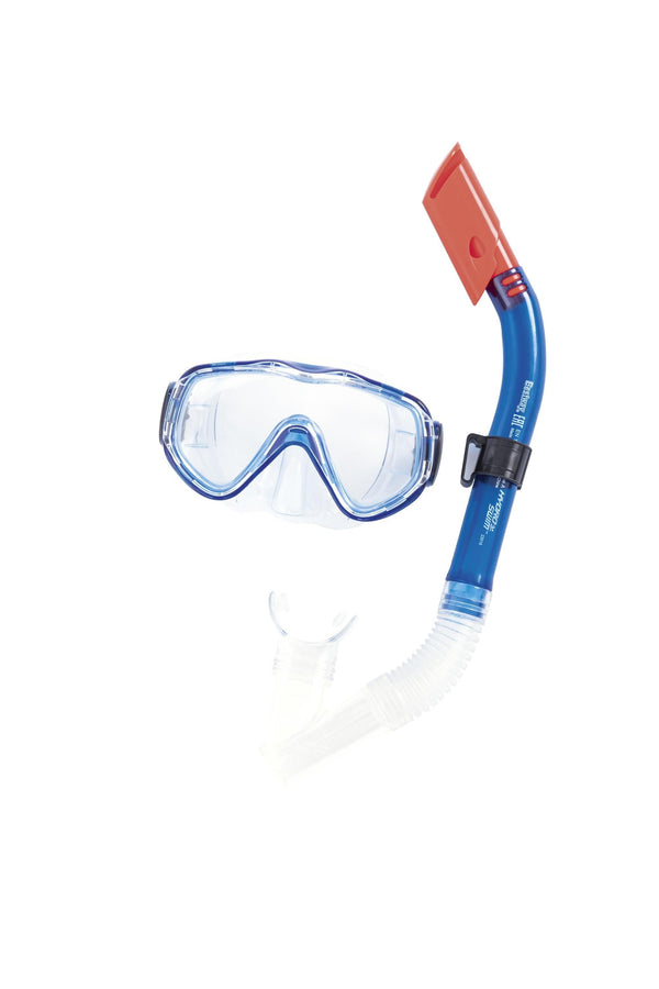 Hydro Swim Blue Devil Adults Snorkel (BW24028) - Borderland Muff
