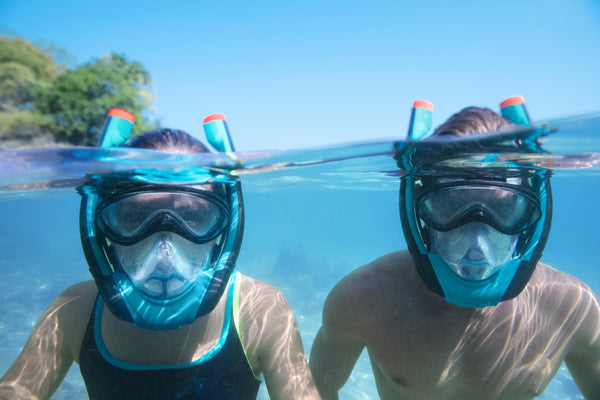 Hydro Swim Flowtech Adults Snorkel Mask - Borderland Muff