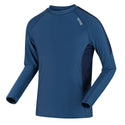 Regatta Mens Long Sleeve Rash Guard -BLUE - Borderland Muff