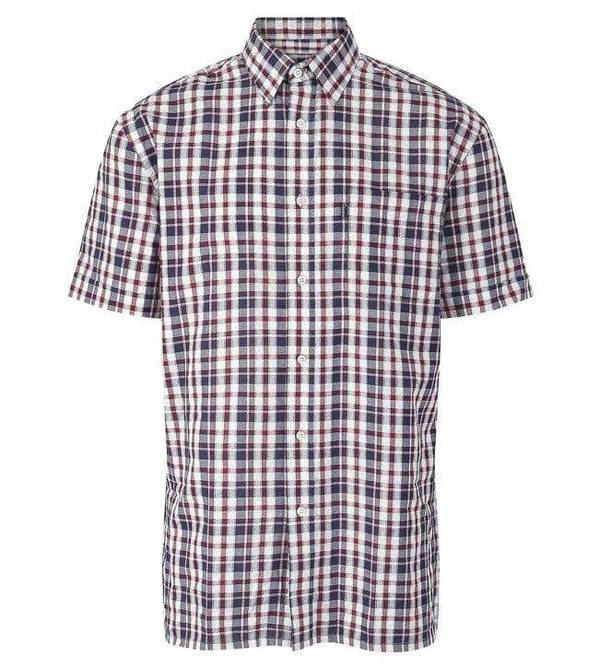 Champion Croyde Short Sleeve Shirt -WINE - Borderland Muff