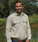 Champion Tattersall Long Sleeve Shirt -GREEN - Borderland Muff