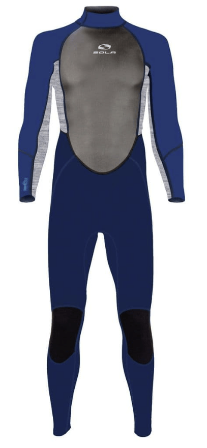 SOLA Kids Storm 3/2mm Wetsuit -BLUE MARL - Borderland Muff