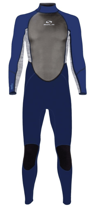 SOLA Kids Storm 3/2mm Wetsuit -BLUE MARL - Borderland Muff