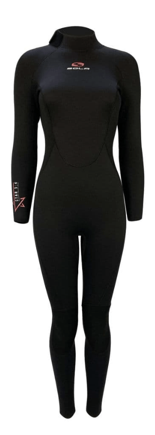 SOLA Ladies Star 5/4mm Wetsuit - Borderland Muff