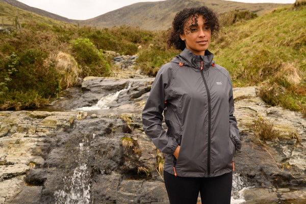 Mac in a Sac Adults Origin Waterproof Breathable Windproof Unisex Packable Jacket-CHARCOAL - Borderland Muff
