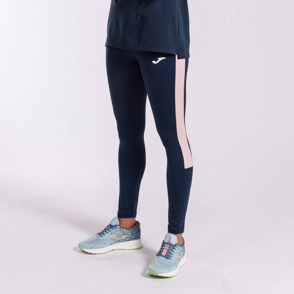 JOMA Ladies ECO Championship Leggings -NAVY/PINK - Borderland Muff