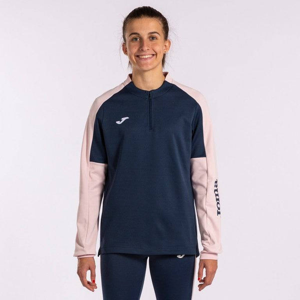 JOMA Ladies ECO Championship Sweatshirt -NAVY/PINK - Borderland Muff