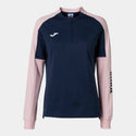 JOMA Ladies ECO Championship Sweatshirt -NAVY/PINK - Borderland Muff