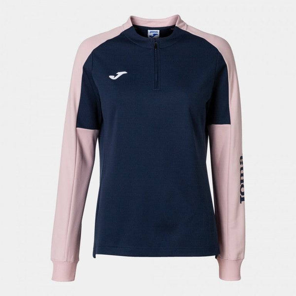 JOMA Ladies ECO Championship Sweatshirt -NAVY/PINK - Borderland Muff