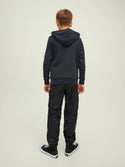 Jack & Jones JJELOGO Boys Hoody -BLACK - Borderland Muff