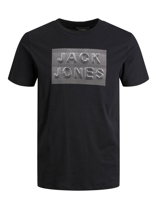 Jack & Jones JJFOAM Boys Tee -BLACK - Borderland Muff