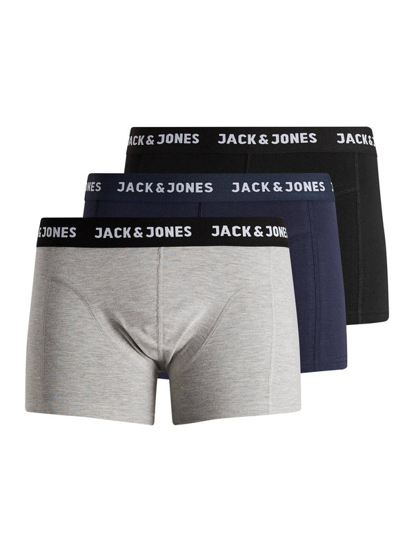 Jack & Jones JACANTHONY 3-Pack Trunks - Borderland Muff