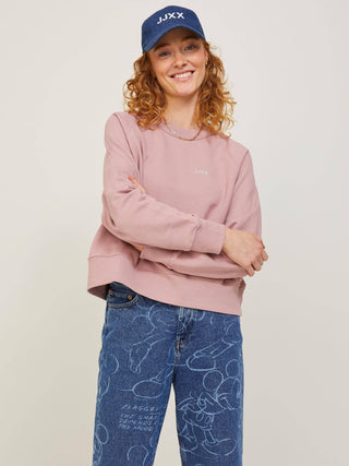 JJXX CAITLYN Oversized Sweatshirt -WOODROSE - Borderland Muff