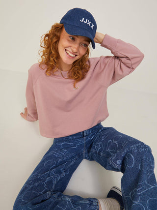 JJXX CAITLYN Oversized Sweatshirt -WOODROSE - Borderland Muff
