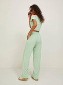 JJXX POPPY Trousers -PASTEL GREEN - Borderland Muff