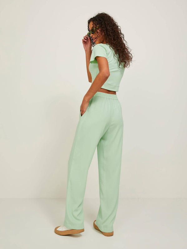 JJXX POPPY Trousers -PASTEL GREEN - Borderland Muff