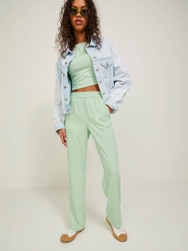 JJXX POPPY Trousers -PASTEL GREEN - Borderland Muff