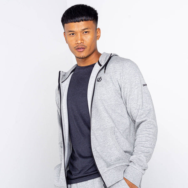 Dare2b Mens Lounge Out Full Zip Hoody -ASH - Borderland Muff
