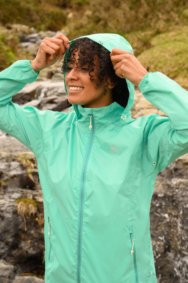 Mac in a Sac Adults Origin Waterproof Breathable Windproof Unisex Packable Jacket-GREEN - Borderland Muff