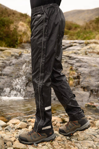 Mac in a Sac Waterproof Breathable Windproof Unisex Origin Packable Full-Zip Overtrousers - Borderland Muff