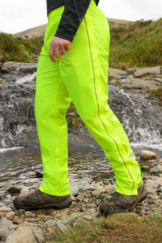 Mac in a Sac Waterproof Breathable Windproof Unisex Origin Packable Full-Zip Overtrousers - Borderland Muff