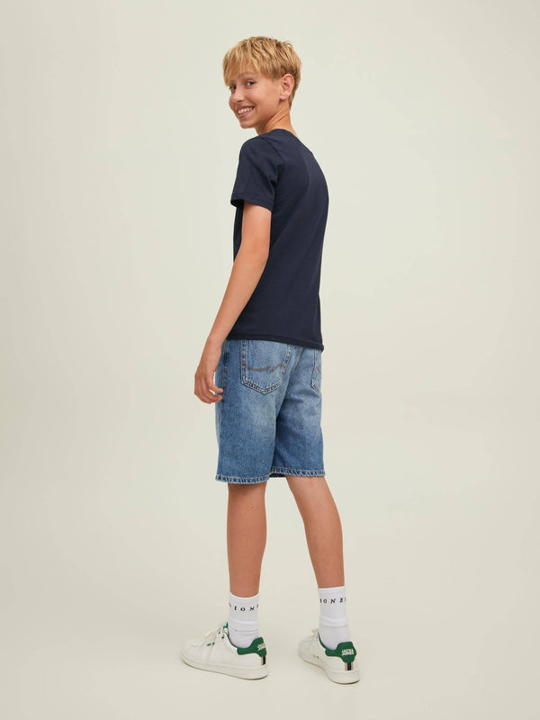 Jack & Jones JCOLOGAN Boys Tee -NAVY BLAZER - Borderland Muff