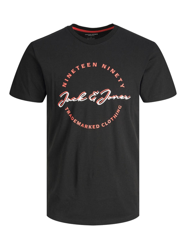 Jack & Jones JJSTAMP Boys Tee -BLACK - Borderland Muff