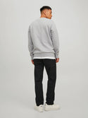 Jack & Jones JCOTHOMAS Sweatshirt -LIGHT GREY MELANGE - Borderland Muff