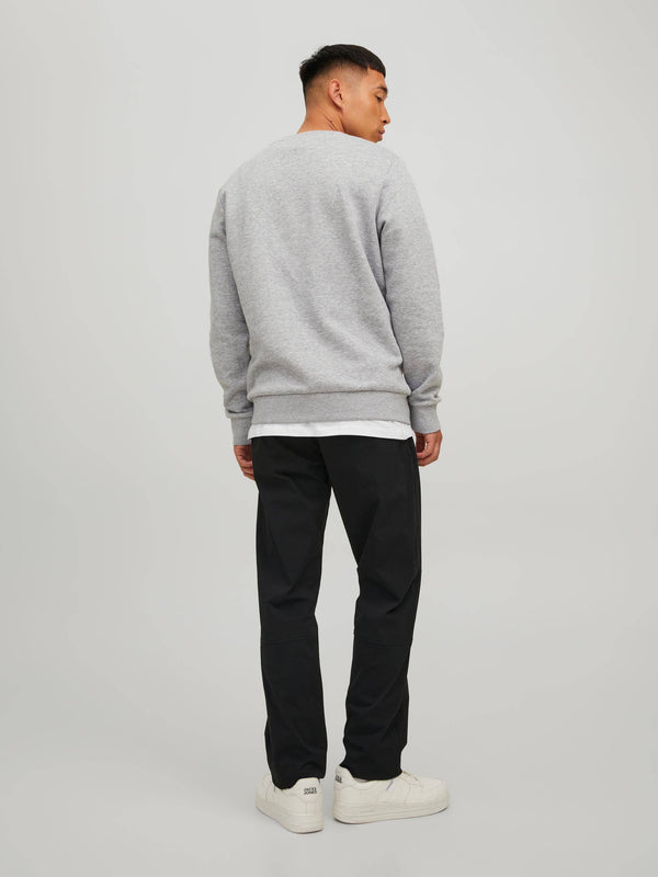 Jack & Jones JCOTHOMAS Sweatshirt -LIGHT GREY MELANGE - Borderland Muff