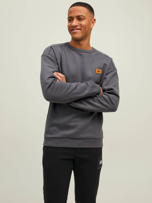 Jack & Jones JCOCLASSIC Sweatshirt -ASPHALT - Borderland Muff