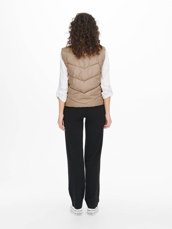Jacqueline De Yong FINNO Bodywarmer -FUR BROWN - Borderland Muff