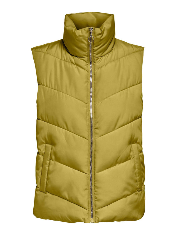 Jacqueline De Yong FINNO Bodywarmer -DRIED TOBACCO - Borderland Muff