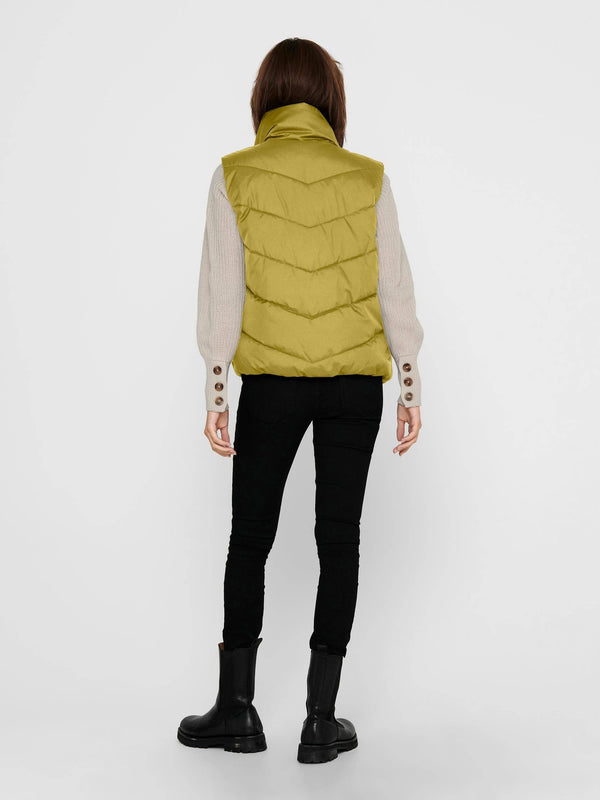 Jacqueline De Yong FINNO Bodywarmer -DRIED TOBACCO - Borderland Muff