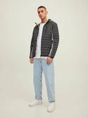 Jack & Jones JCOBERG Hybrid Jacket -ASPHALT - Borderland Muff
