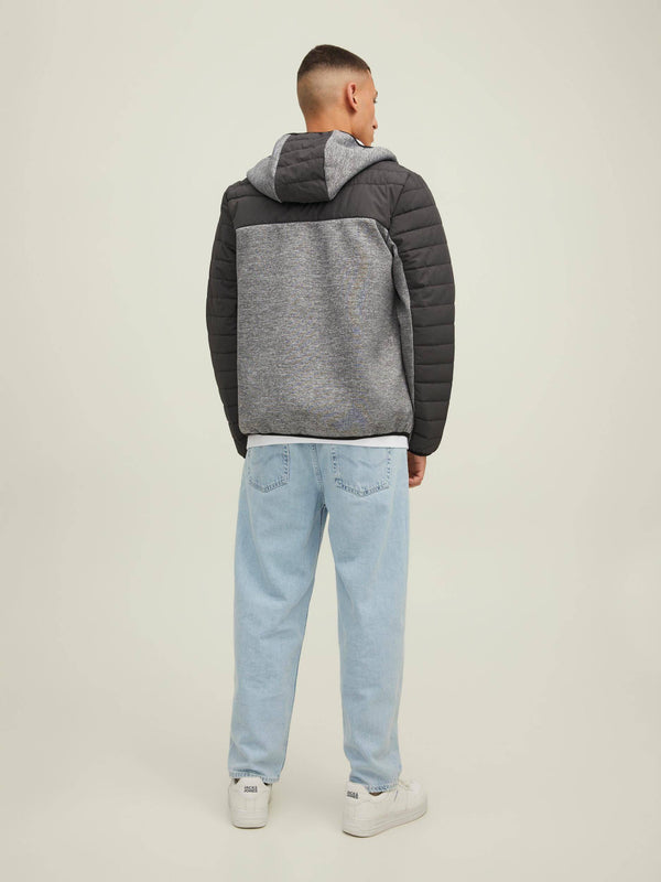 Jack & Jones JCOBERG Hybrid Jacket -ASPHALT - Borderland Muff