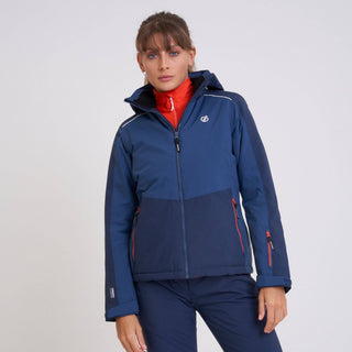 Dare2b Ladies Enclave II Ski Jacket -DARK DENIM - Borderland Muff