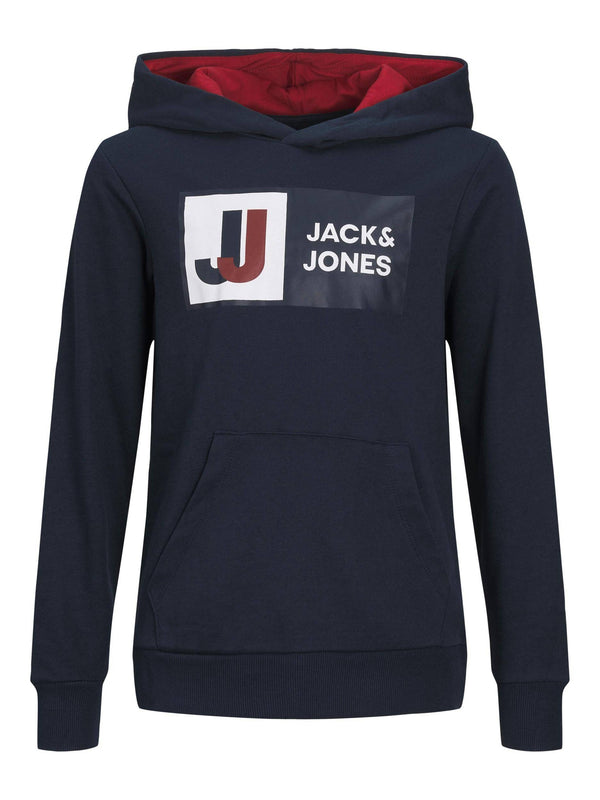 Jack & Jones JCOLOGAN Kids Hoody -NAVY BLAZER - Borderland Muff