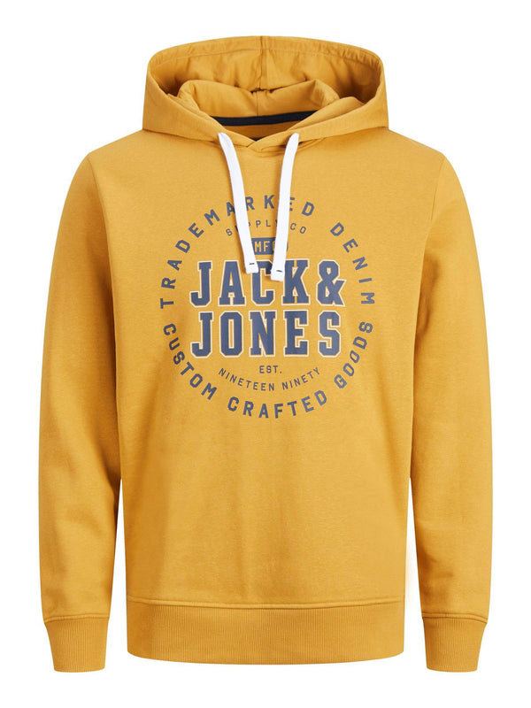 Jack & Jones JJSTAMP Hoody -HARVEST GOLD - Borderland Muff