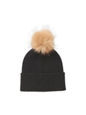 Pieces BINA Bobble Hat - Borderland Muff
