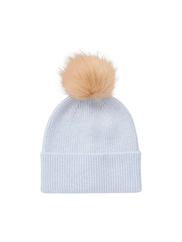 Pieces BINA Bobble Hat - Borderland Muff