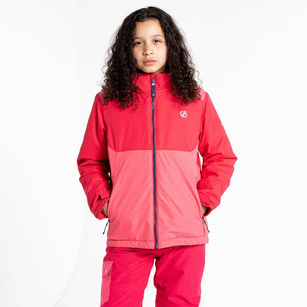 Dare2b Kids Impose III Ski Jacket -VIRTUAL PINK - Borderland Muff