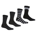 Regatta Mens 4Pack Lifestyle Socks - Borderland Muff
