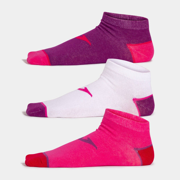 JOMA Ladies 400985 3Pack Socks - Borderland Muff